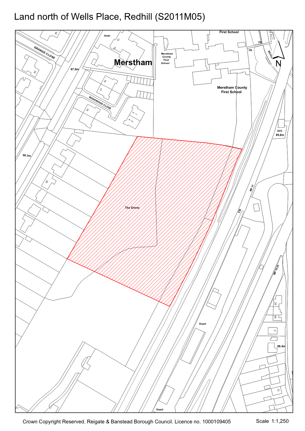 Land North of Wells Place, Redhill (S2011M05)