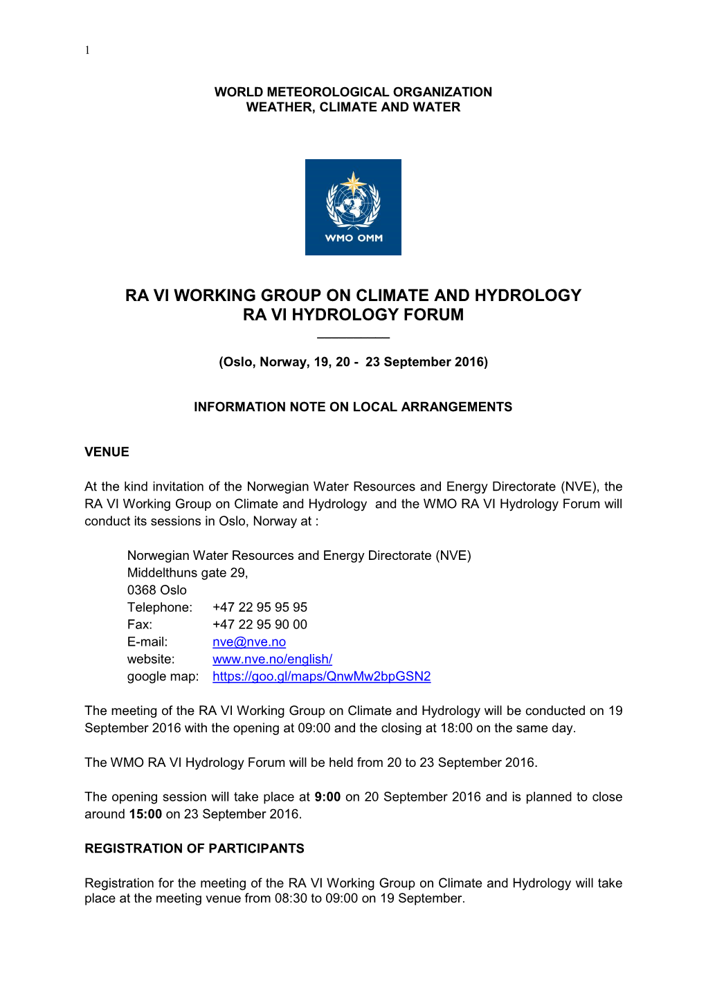 Workshop: Operational Hydrology in Island