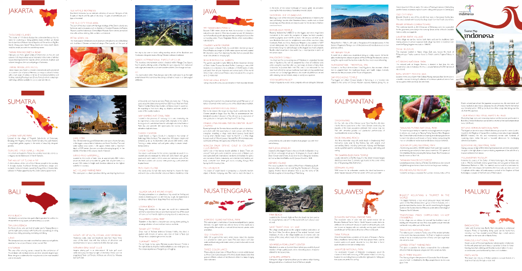 Tourist Map Indonesia