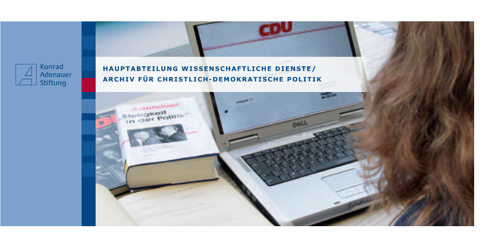 Archiv Für Christlich-Demokratische Politik