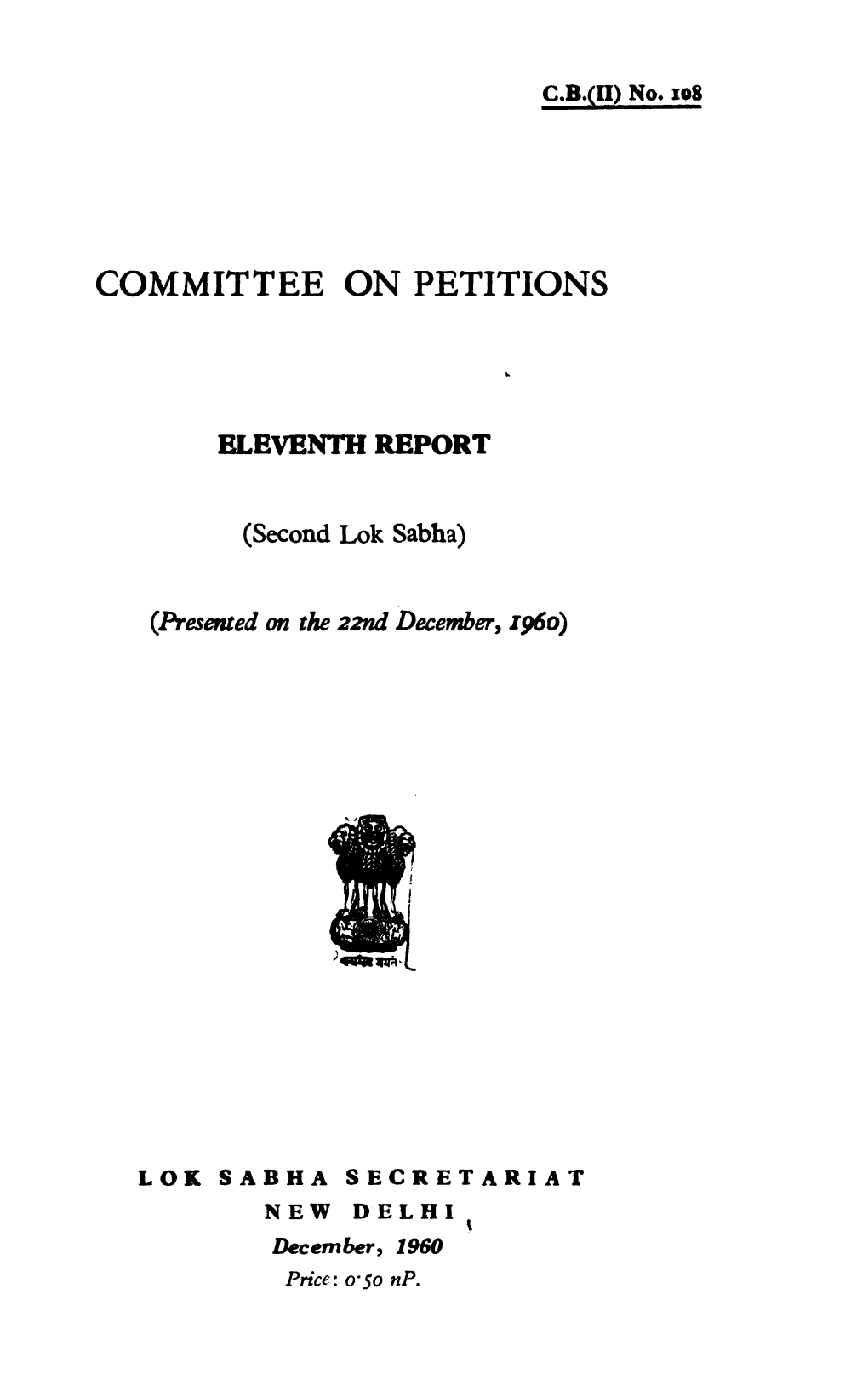Committee on Petitions