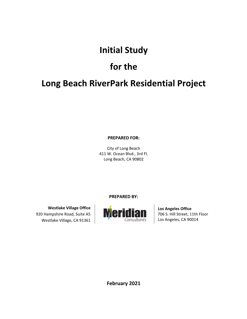 Riverpark Initial Study