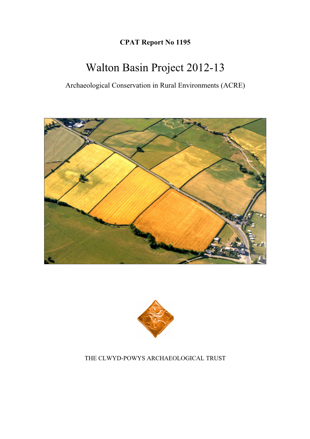 Walton Basin Project 2012-13