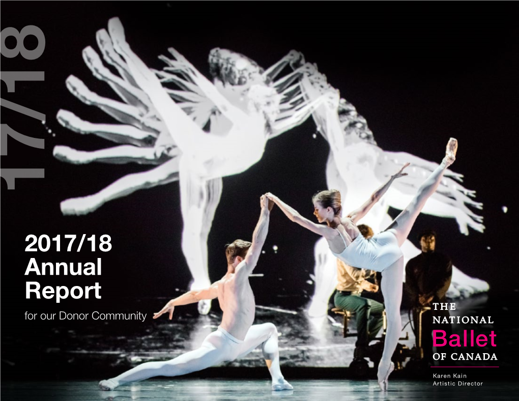 National Ballet of Canada 2017/18 Annual Report