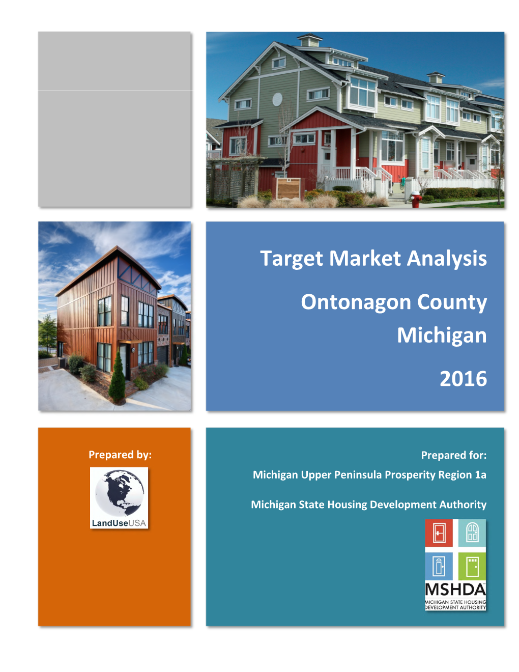 Target Market Analysis Ontonagon County Michigan 2016