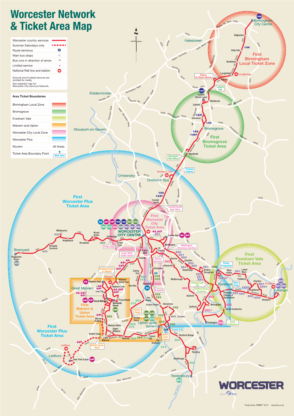 Worcester Network & Ticket Area