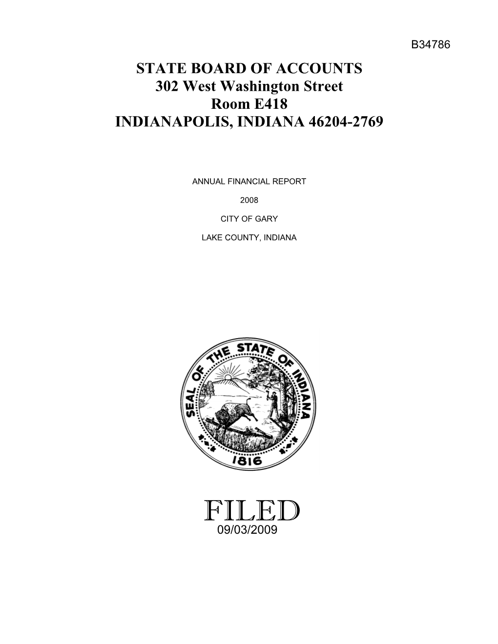 2008 Annual Financial Report