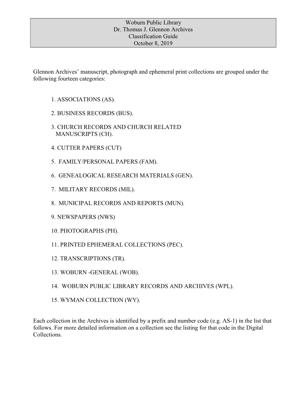 Classification Guide 10-08-2019