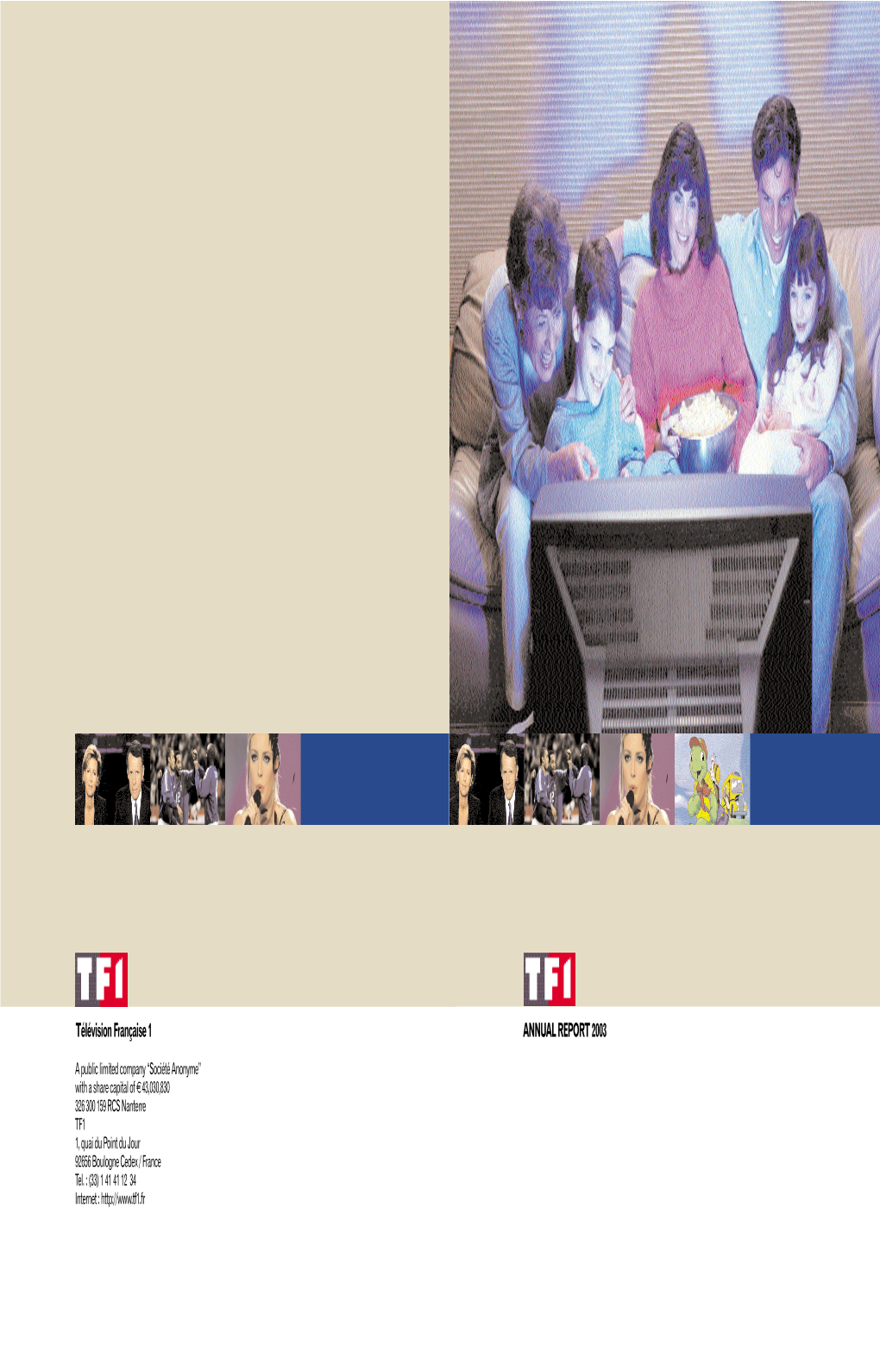 Télévision Française 1 ANNUAL REPORT 2003