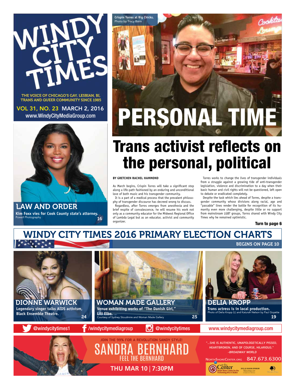 PERSONAL TIME Trans Activist Reflects on the Personal, Political