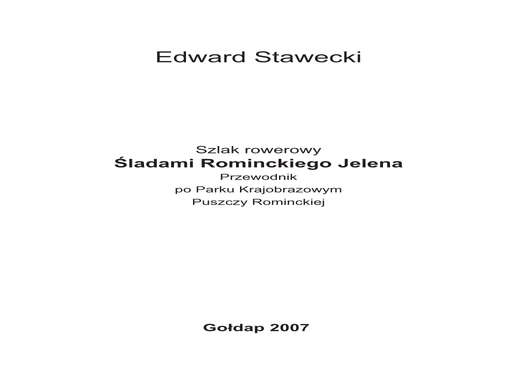 Edward Stawecki