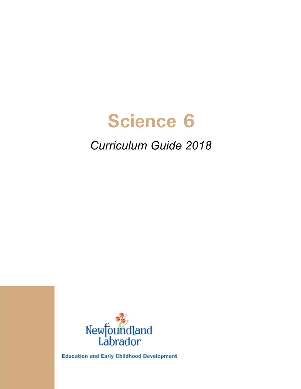 Science 6 Curriculum Guide 2018