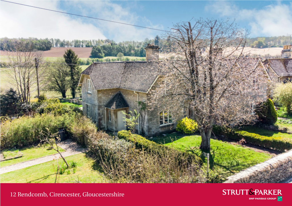 12 Rendcomb, Cirencester, Gloucestershire 12 Rendcomb, Inside, the Accommodation Is Well Presented, with Clean Neutral Décor and Modern Fittings