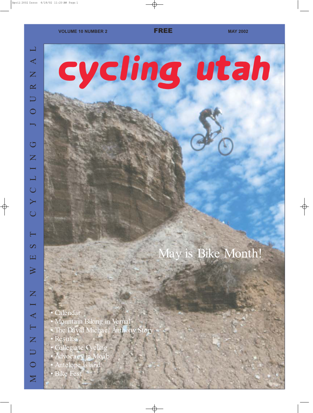 MAY 2002 Cycling Utah