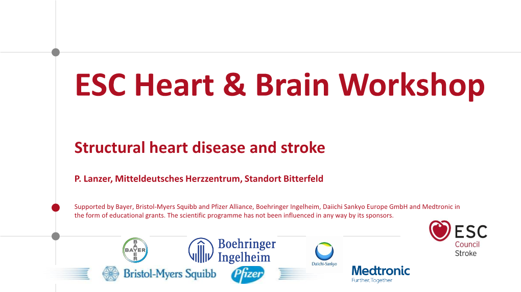 Structural Heart Disease and Stroke