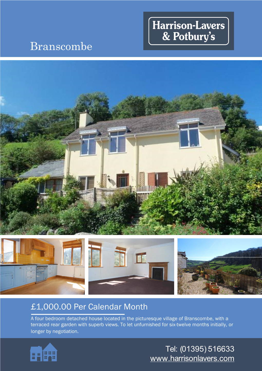 Rainbow Cottage, Branscombe -A3 New Template