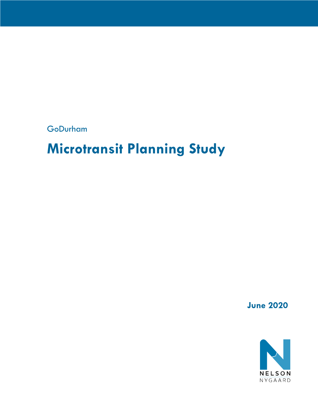 Microtransit Planning Study