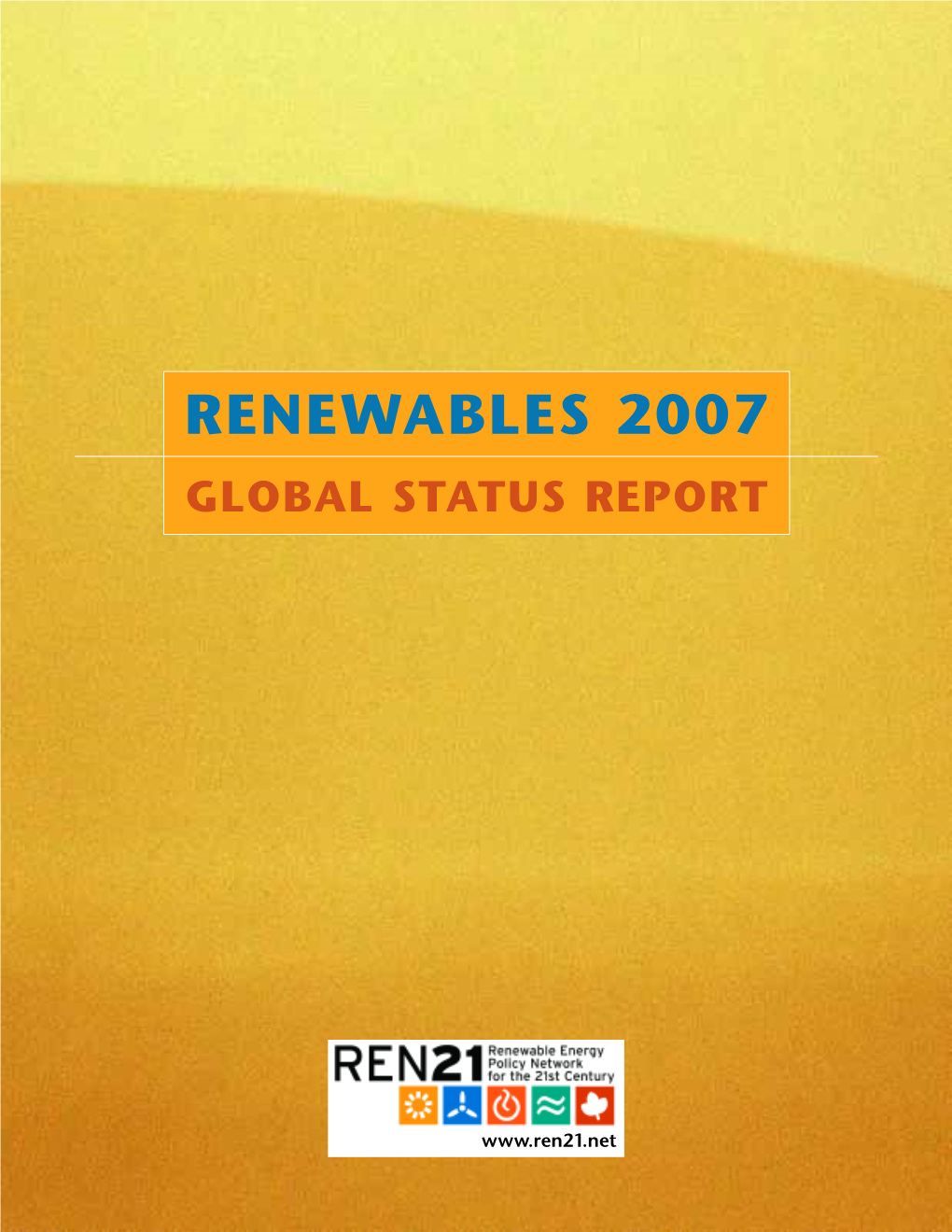 Renewables 2007 Global Status Report
