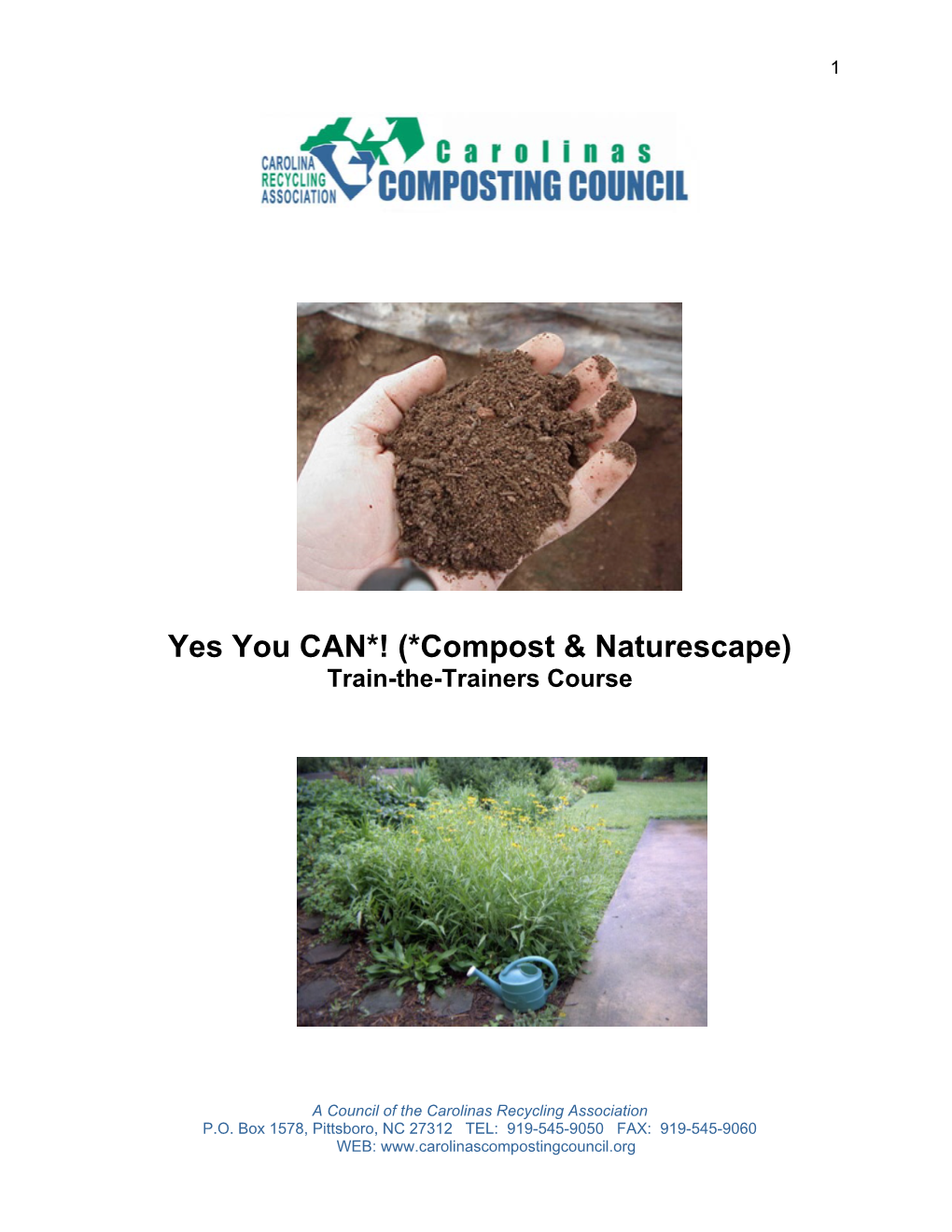 Yes You CAN! (Compost & Naturescape!)