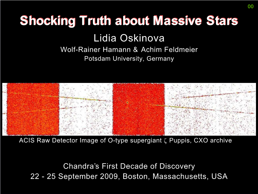 Shocking Truth About Massive Stars