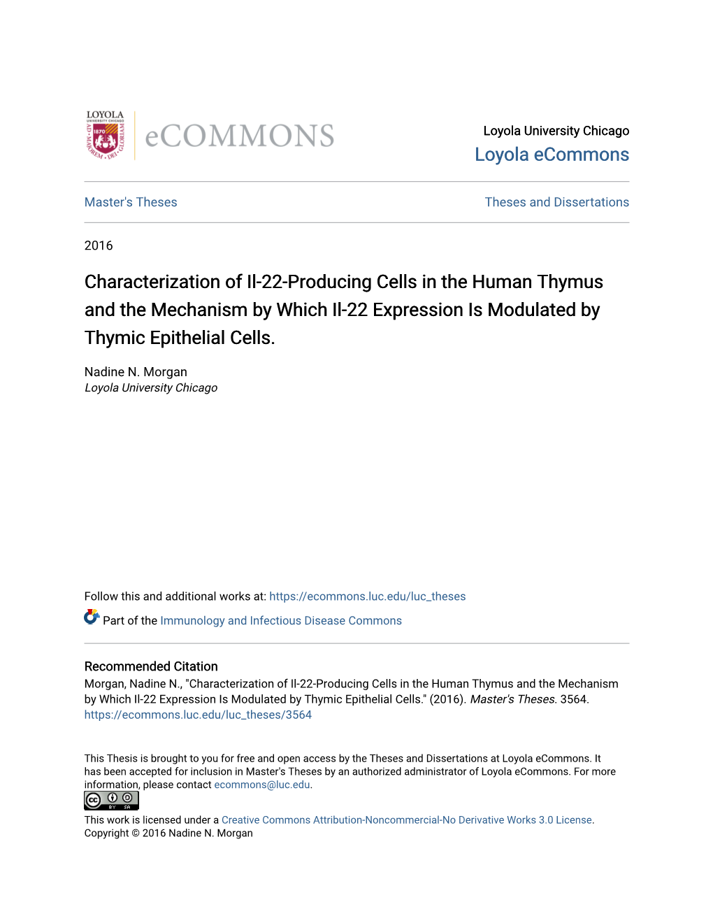 Characterization of Il-22-Producing Cells in the Human Thymus and the Mechanism by Which Il-22 Expression Is Modulated by Thymic Epithelial Cells