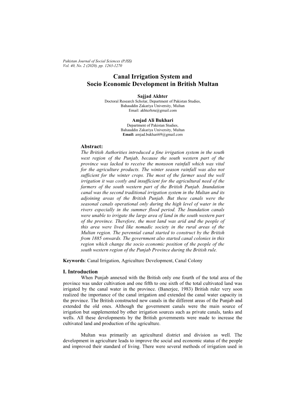 Contribution of Fiscal Decentralization To