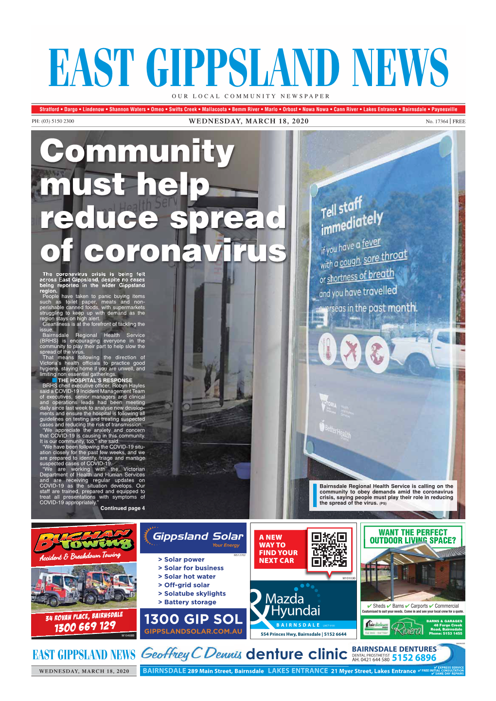 East Gippsland News Our Local Community Newspaper