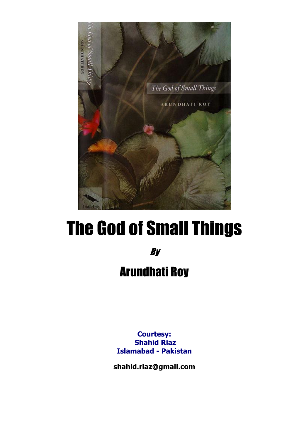 The God of Small Things