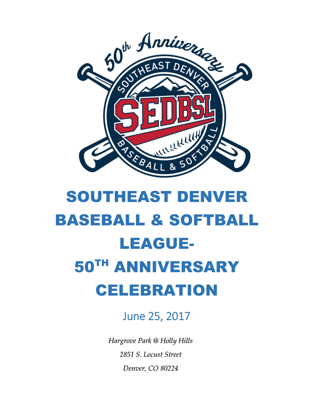 Southeast Denver Baseball & Softball League