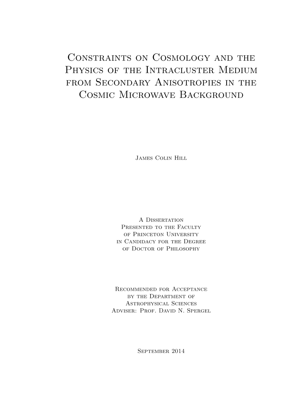 Constraints on Cosmology and the Physics of the Intracluster Medium from Secondary Anisotropies in the Cosmic Microwave Background