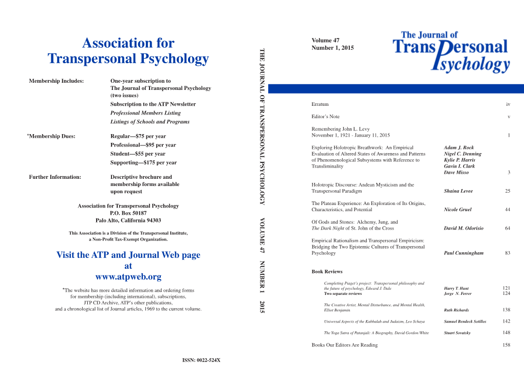 Association for Transpersonal Psychology