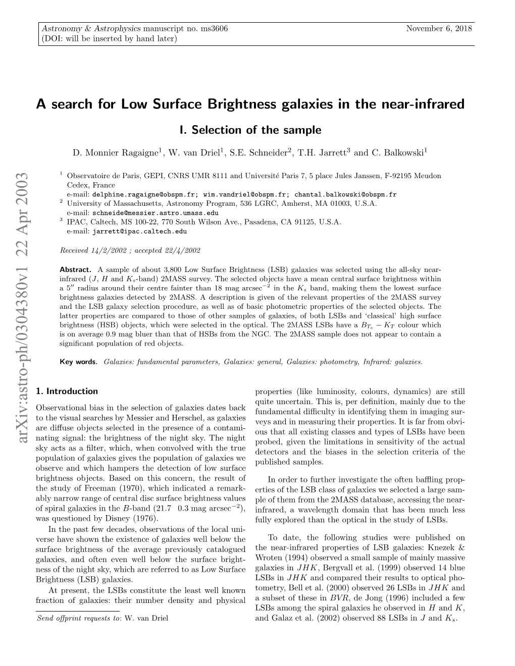 A Search for Low Surface Brightness Galaxies in the Near-Infrared