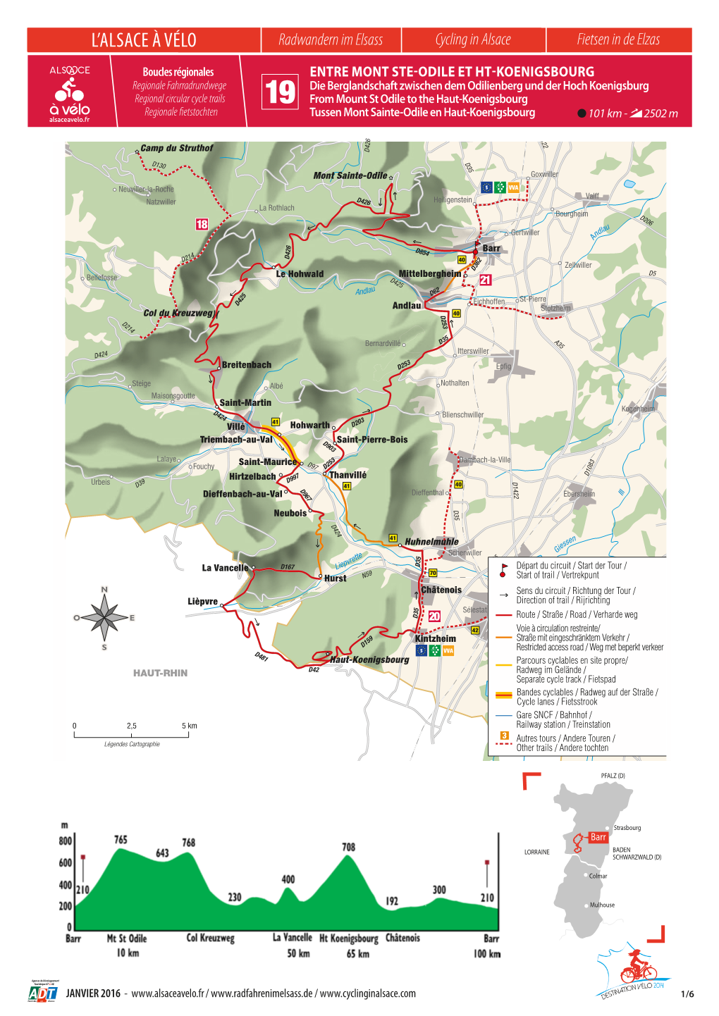 Entre Mont Sainte-Odile Et Haut-Koenigsbourg