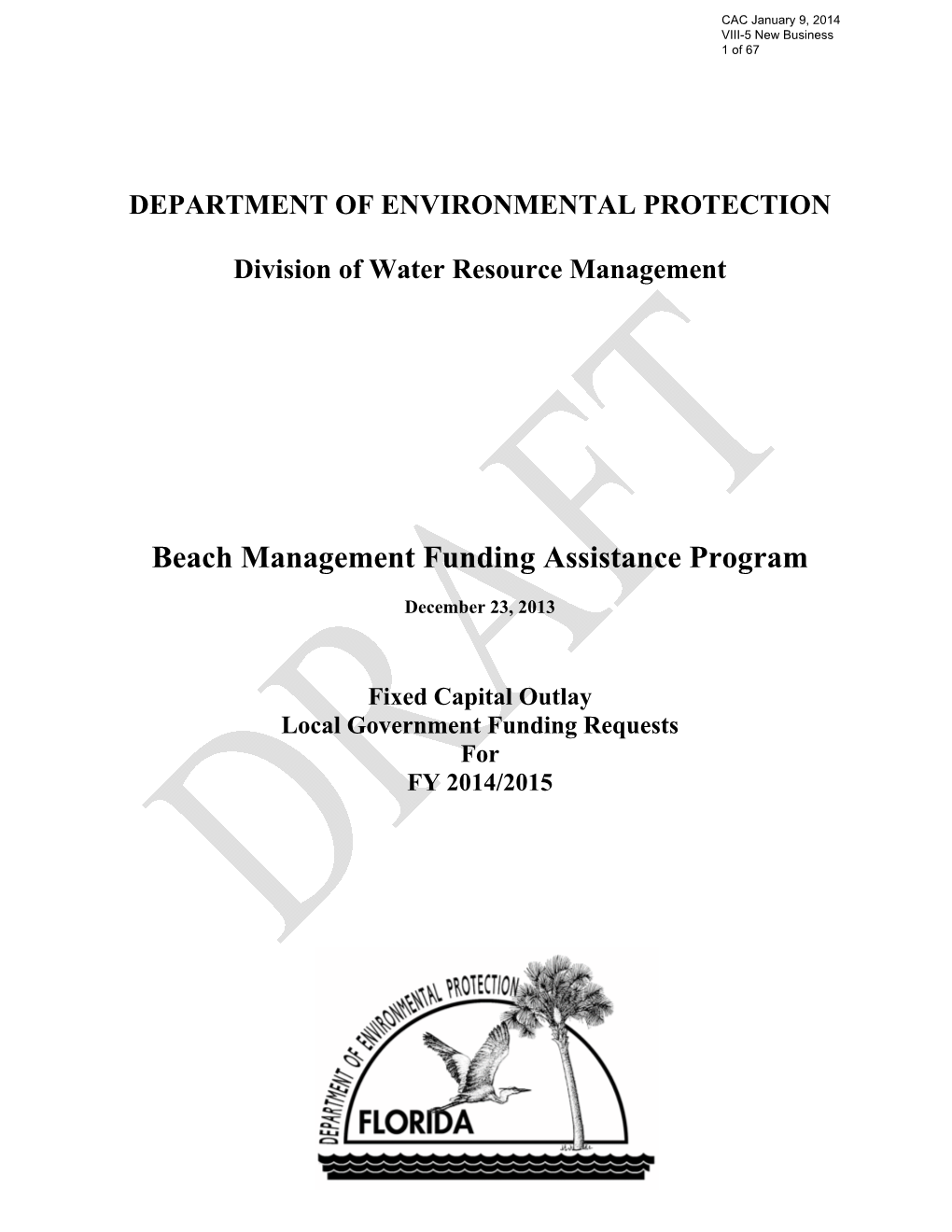 Beach Management Funding Assistance Program