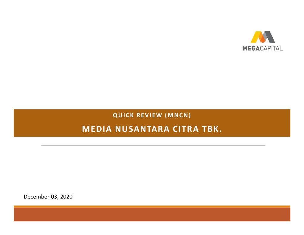 Media Nusantara Citra Tbk