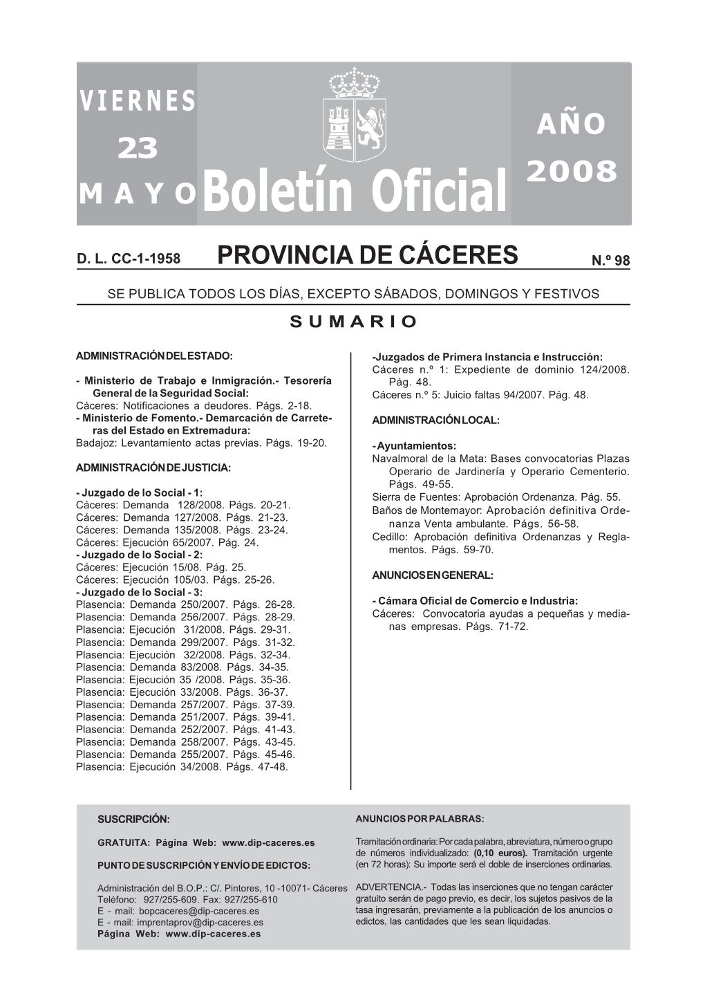 Boletín Oficial