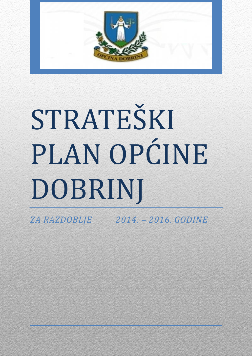 27.9.2018. Strateški Plan Općine Dobrinj