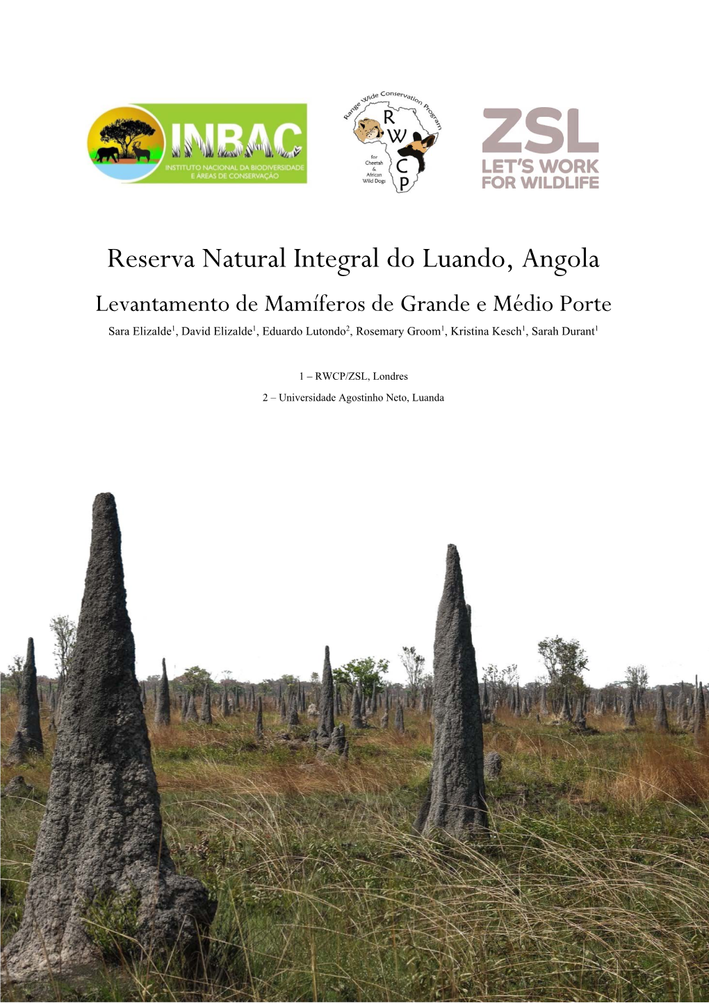 Reserva Natural Integral Do Luando, Angola