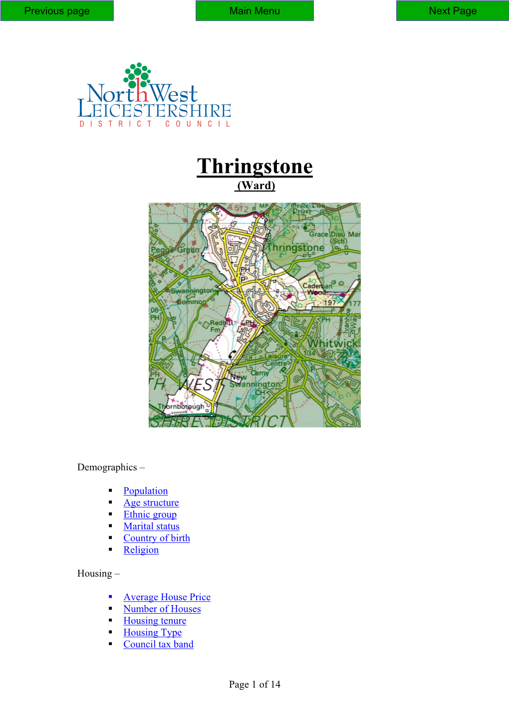 Thringstone (Ward)