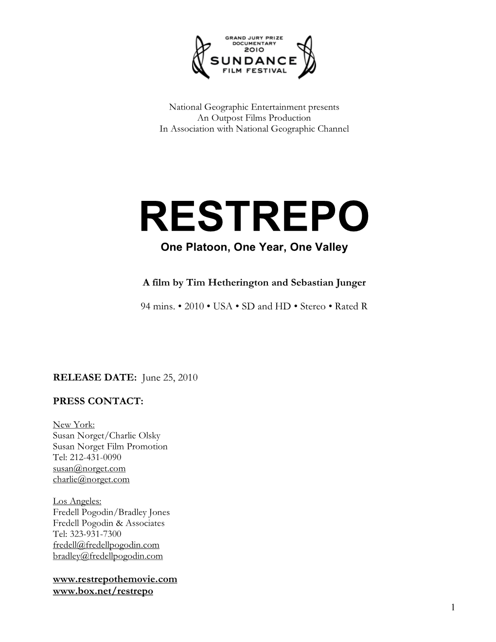 RESTREPO Press Notes6.14