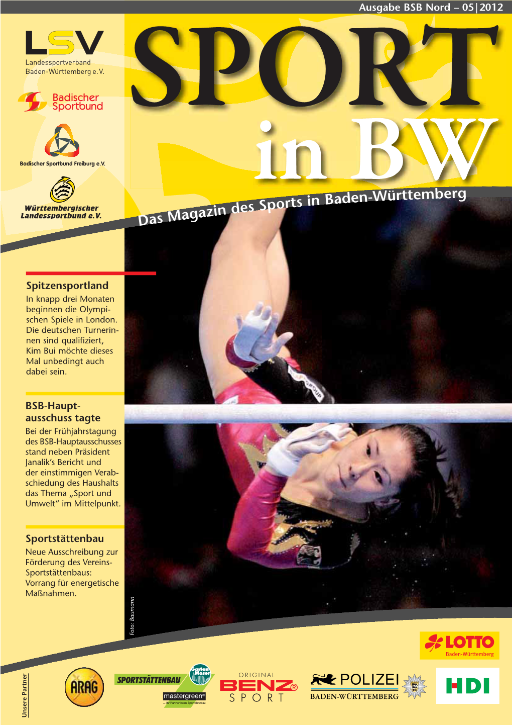 In BW Das Magazin Des Sports in Baden-Württemberg