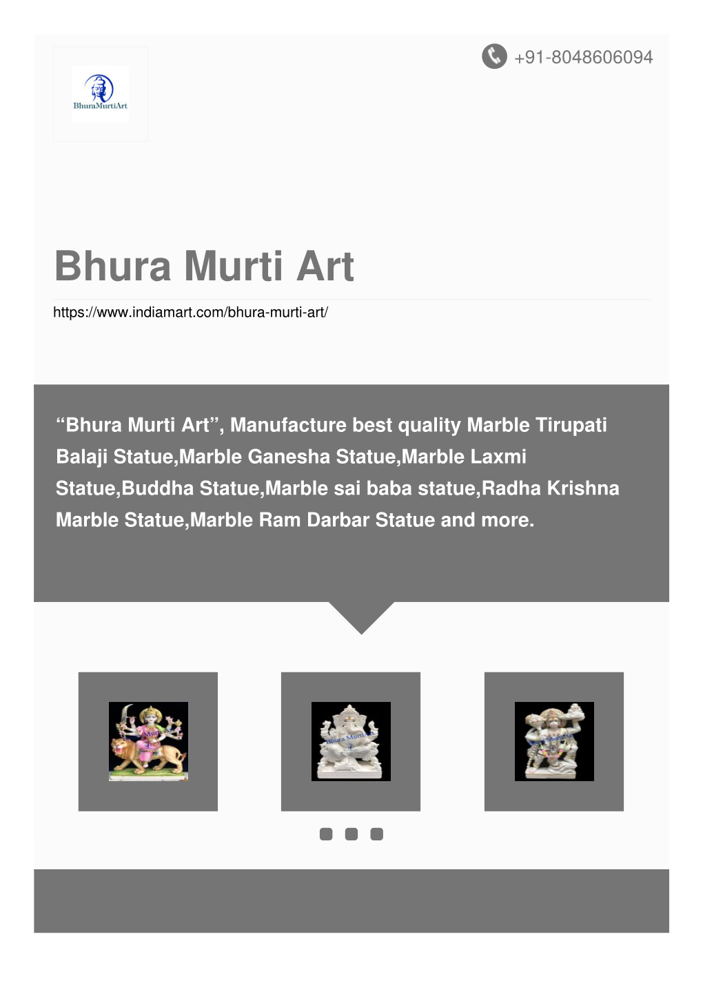 Bhura Murti Art