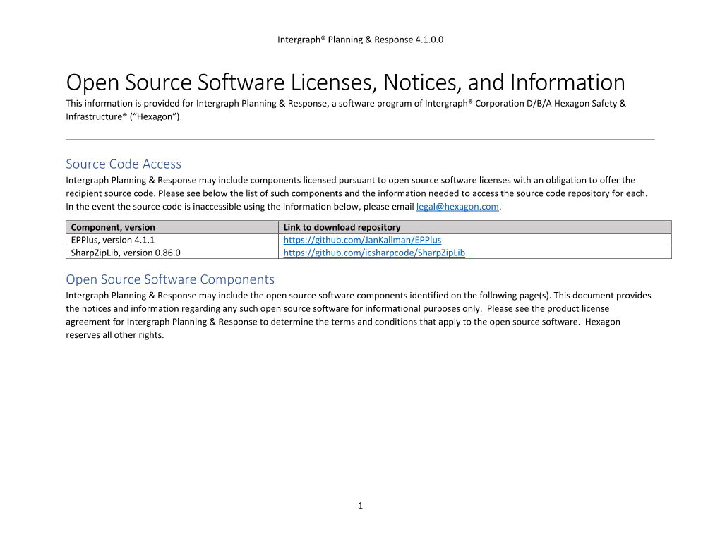 Open-Source Software Notices