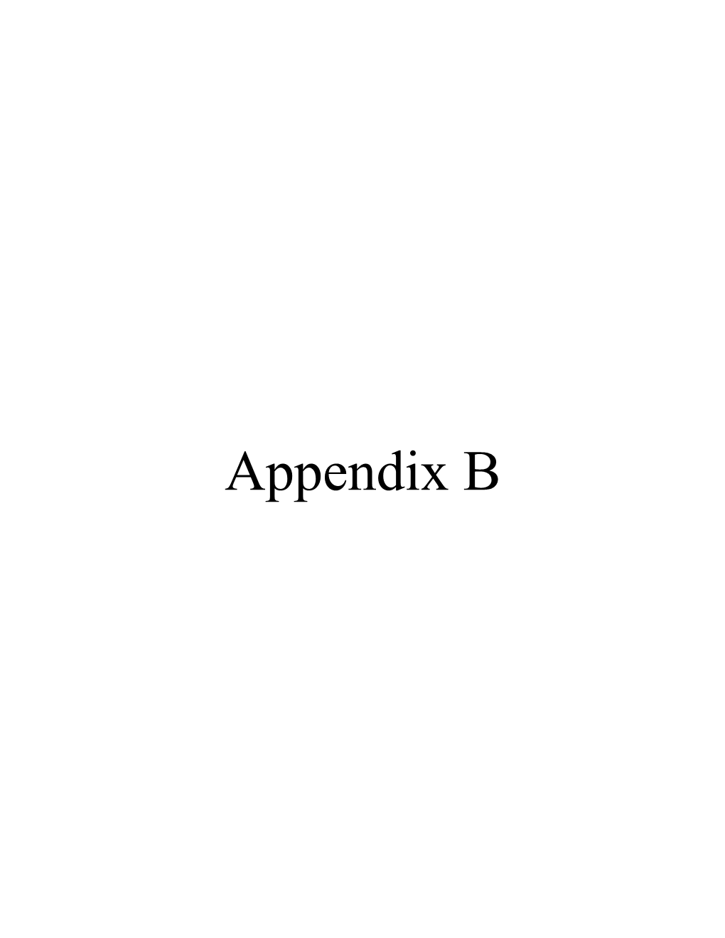 Appendix B APPENDIX __ SUBSIDIARIES and AFFILIATE