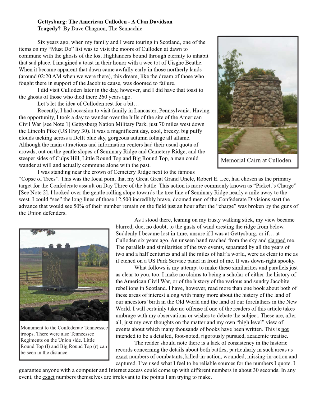 Gettysburg Article W Color Pix.Pmd