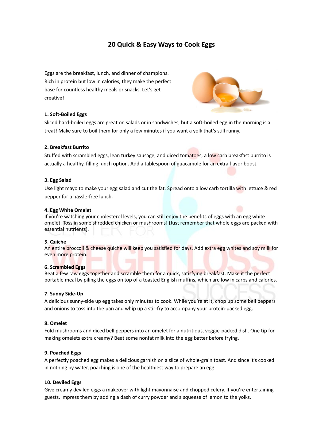 20 Quick & Easy Ways to Cook Eggs
