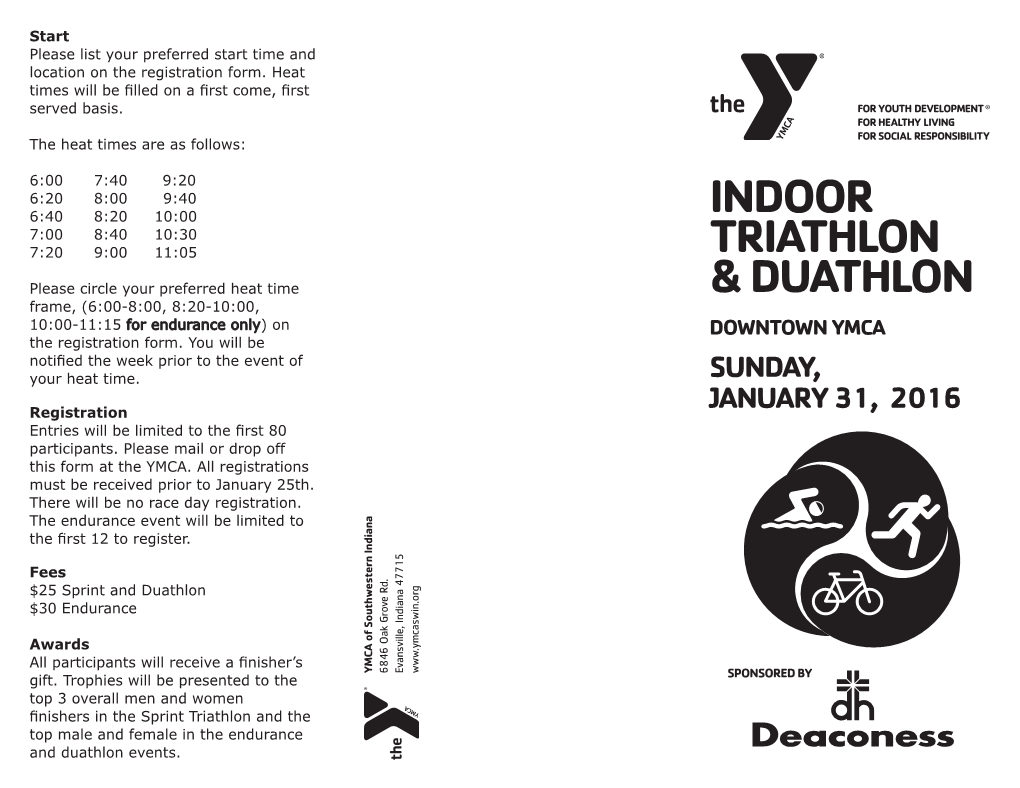 Indoor Triathlon & Duathlon