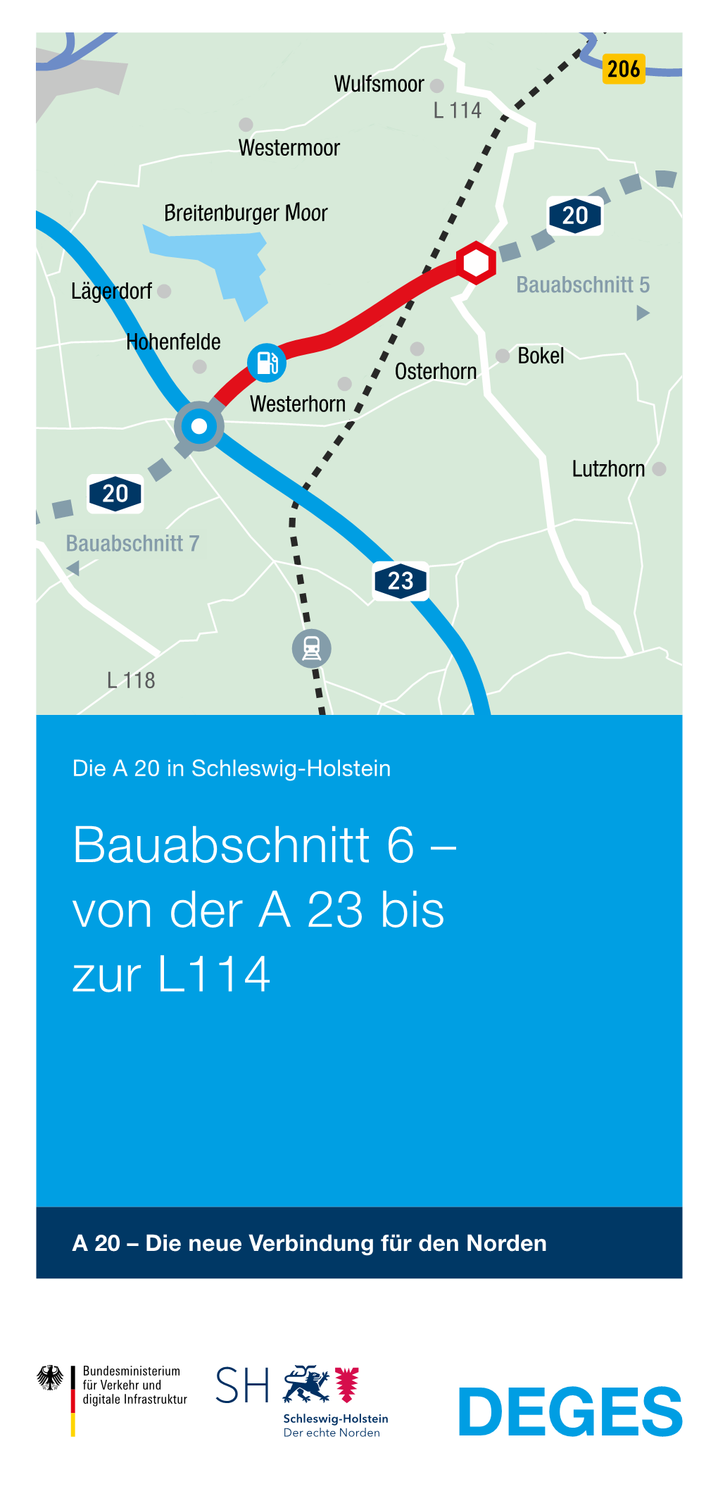 Bauabschnitt 6 – 1 L 111 Von Der a 23 Bis Quickborn Norderstedt Elbe Zur L114 432 Utersen 23 404