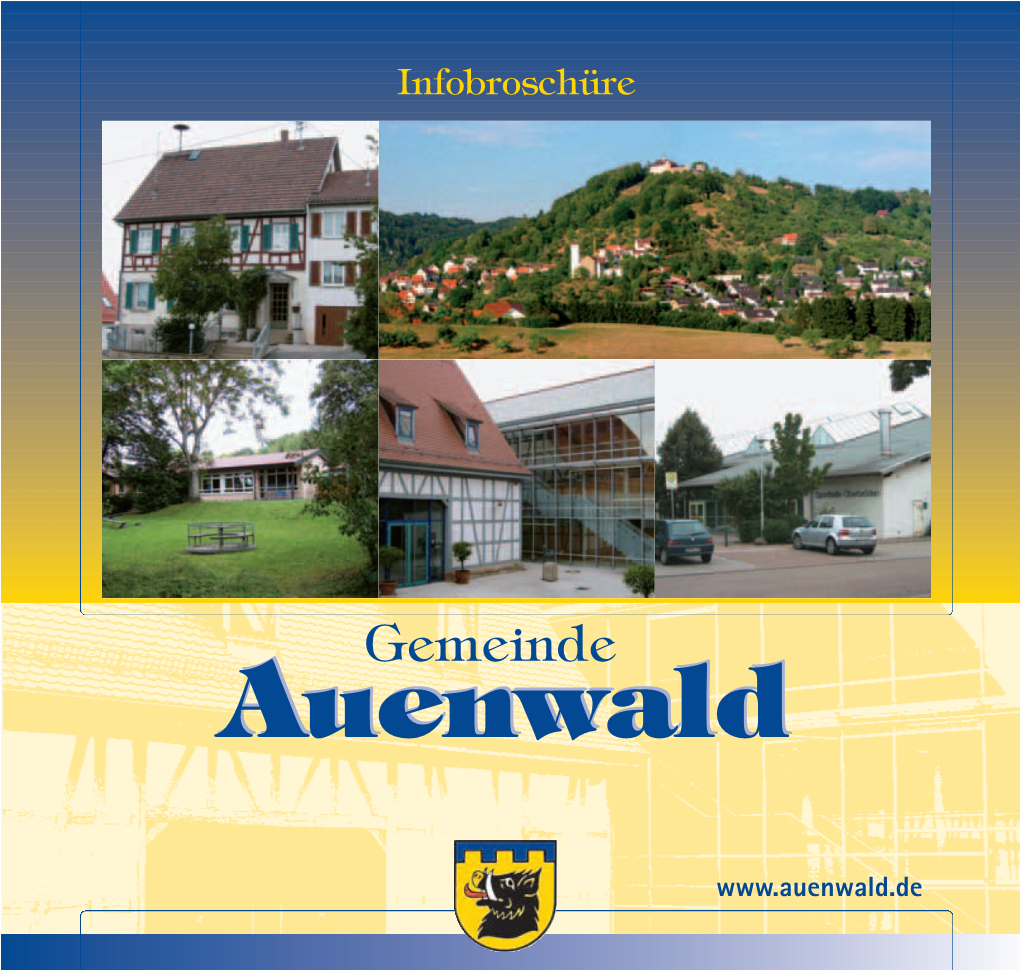 Bürger-Informationsbroschüre Der Gemeinde Auenwald