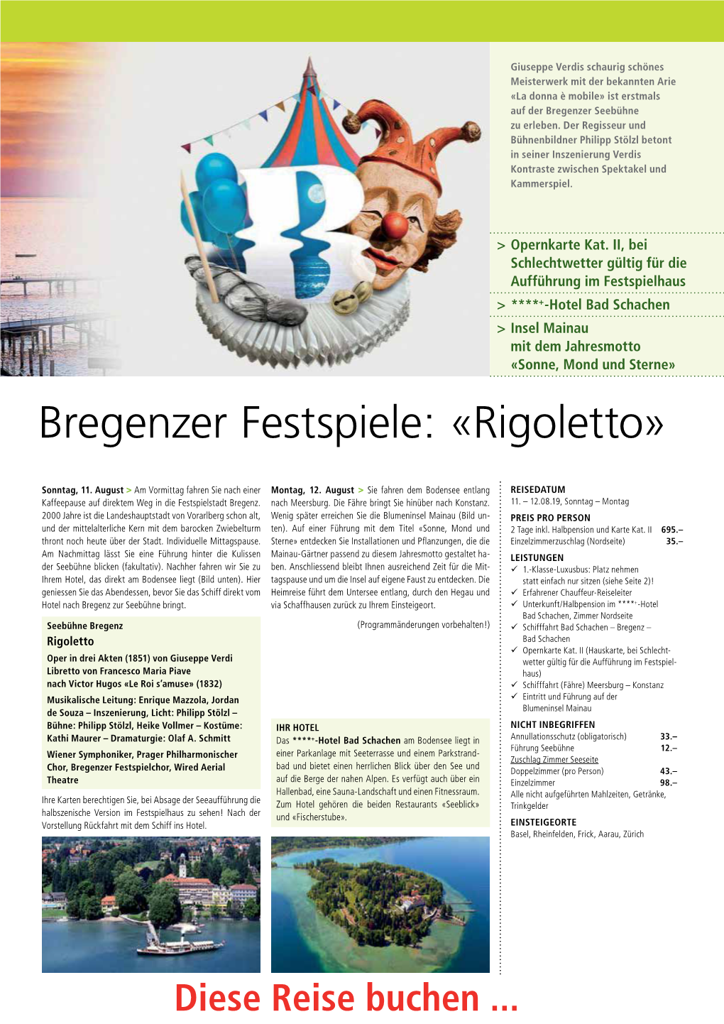 Bregenzer Festspiele: «Rigoletto»